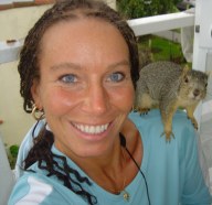 Suzanna and the squirrel